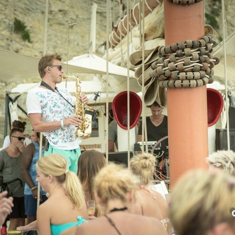 Wayland Falko on Sax Ibiza
